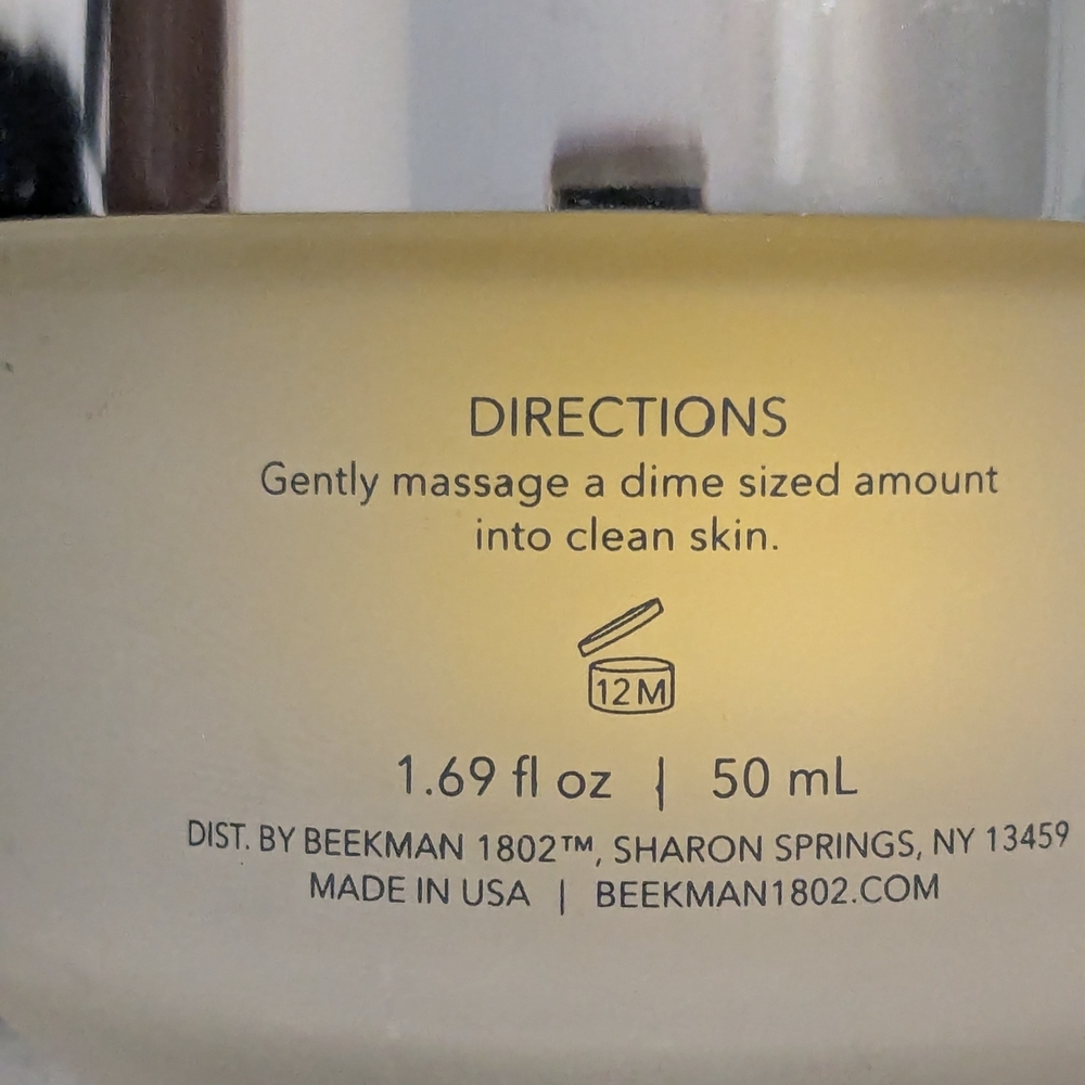 Milk RX Advanced Better Aging Cream Beekman 1802 - New In Box 1.69 fl oz - Picture 12 of 16